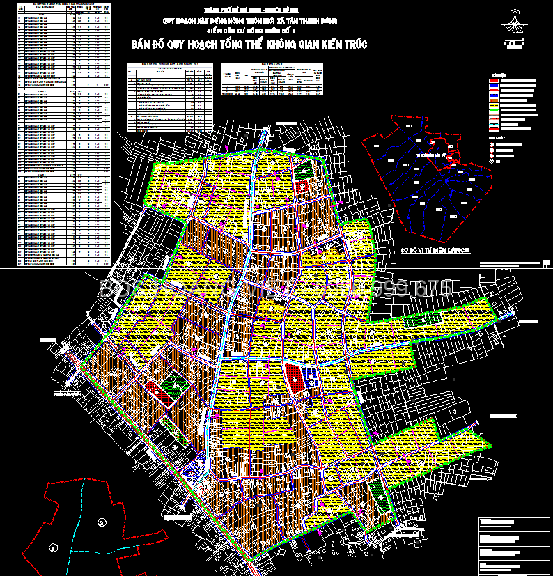 bản đồ quy hoạch xã Tân Thạnh Đông