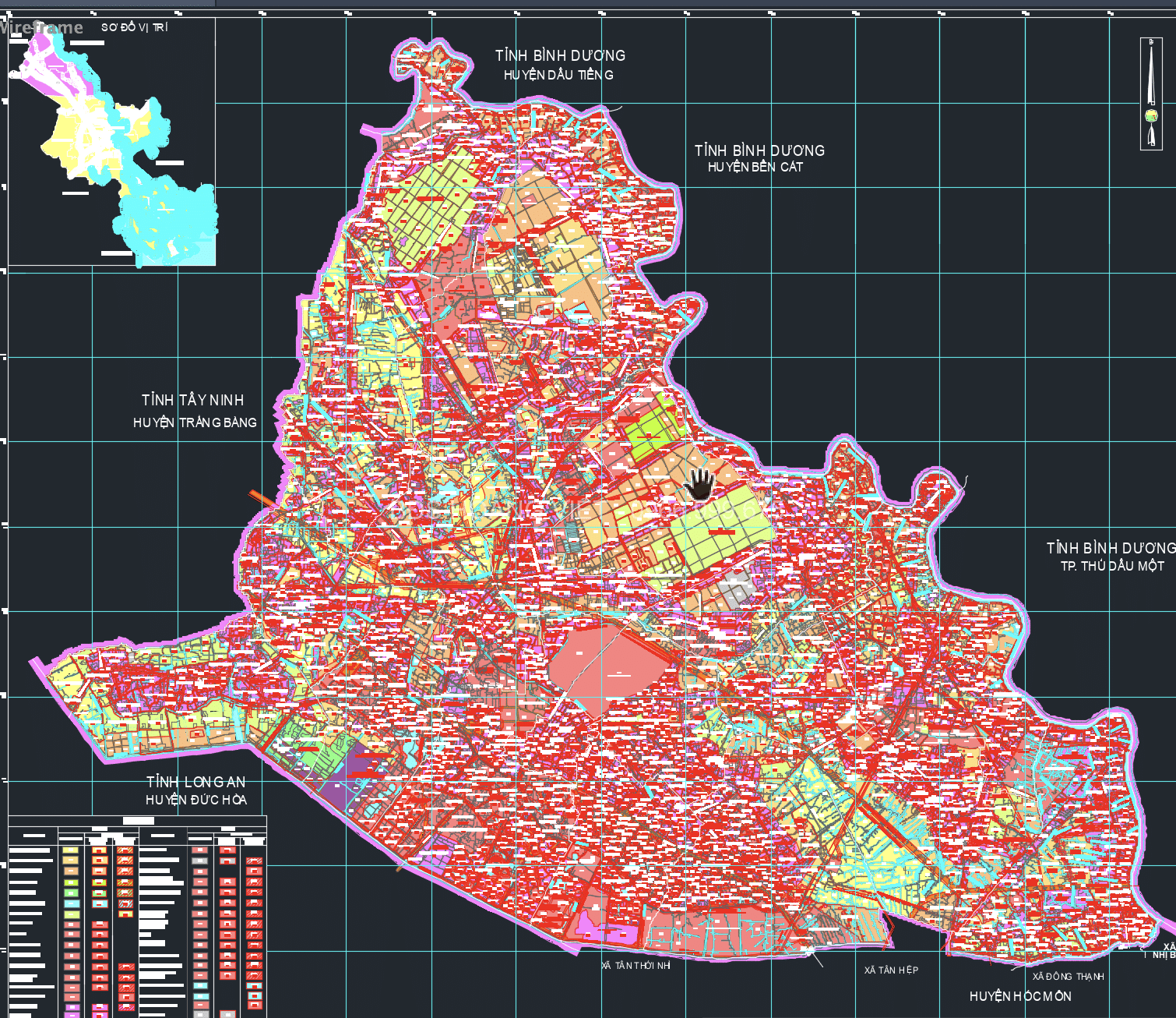 bản đồ quy hoạch sử dụng đất củ chi 2020 - 2025